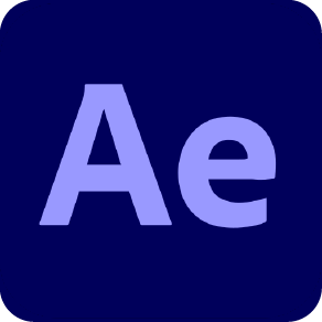Adobe after-effect icon for motion graphics and animation course 
