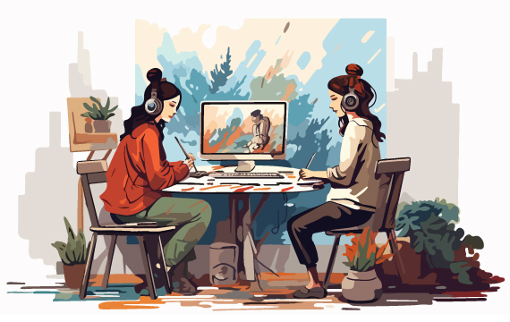 Professional web-design, graphic design and animation training for student and working professional in ahmedabad